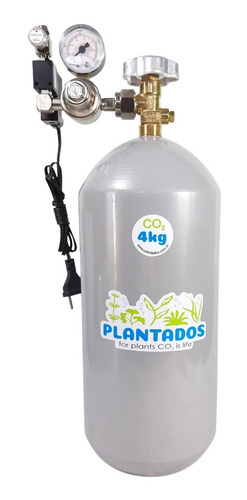Kit Co2 C/ Cilindro De Aço 4kg E 1 Saída P/ Aquário Plantado