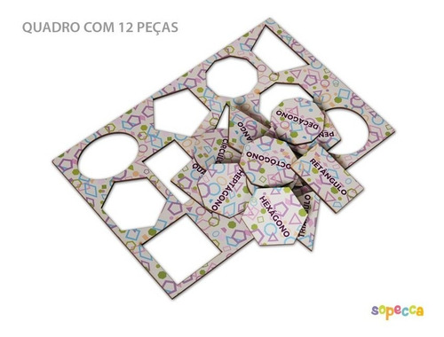 Imagem 2 de 4 de Presente Criativo Formas Geométricas Para Crianças