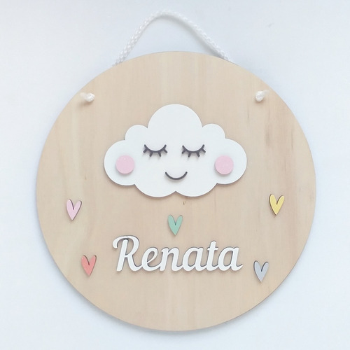 Imagen 8 de 10 de Carteles Con Nombre Cuarto-maternidad - Decoración Infantil