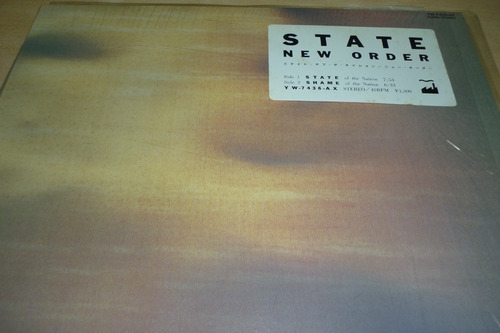 New Order State Of The Nation Vinilo 12 Japon 10 Pun Ggjjzz