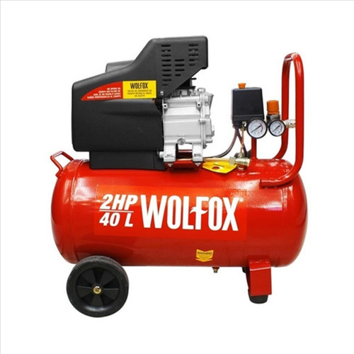 Compresor Aire Horizontal 2hp 40l Wolfox Wf0735