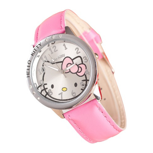 Reloj De Cuarzo De Hello Kitty!! Con Bolso De Regalo!!!!