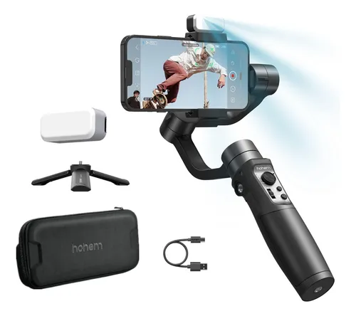 comprar Estabilizador Celular Gimbal Hohem Mobile + Kit 3 Ejes Ism5k Color Negro