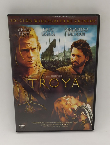 Dvd Troya 2 Discos B Pitt Original 