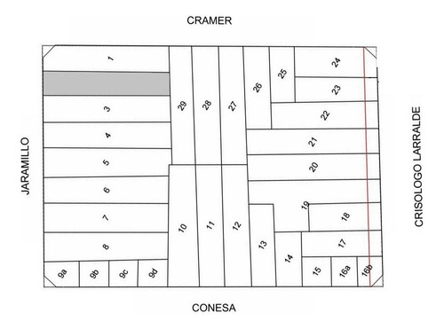 Jaramillo 2900 E/cramer Y Conesa