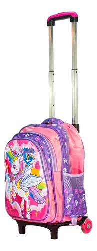 MOCHILA ME INTERNACIONAL UNICORNIO CON CARRO 18'' - CoopeHogar