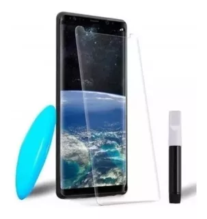 Película De Vidro Cola Líquida Uv Samsung Galaxy S9 Plus