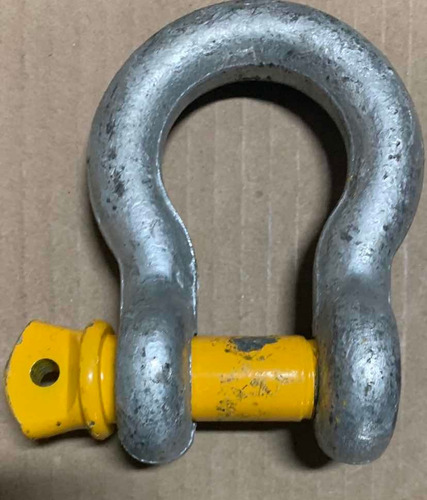 Imagen 3 de 3 de Grillete Para Alta Carga Certificado. Mide 3/4 Para 4750 K.
