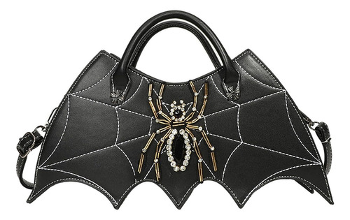 Bolso De Hombro Diseño De Telaraña De Halloween Para Muj [u]