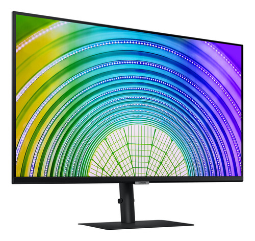 32  Monitor Qhd Con Usb Tipo-c Y Puerto Lan Color Black