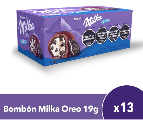 Bombon Milka Oreo X 13 Unidades