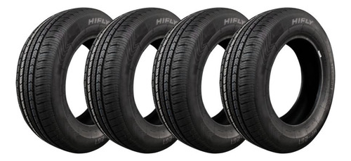 Kit 4 Pneu Aro 13 Hifly 175/60r13 Perfil Baixo Uno Celta