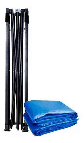 Toldo Carpa Impermeable Plegable De Acero 3x3m Kingsman