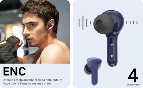 Imagen 2 de 8 de Audífonos Acefast Inalámbricos Con Bluetooth Y Pantalla Led