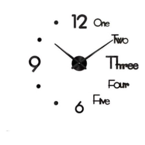 Reloj De Pared Diseño Elegante Para Decoración 60 X 60 3d