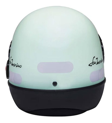 Imagem 4 de 5 de Capacete Taurus San Marino Colors Verde Claro