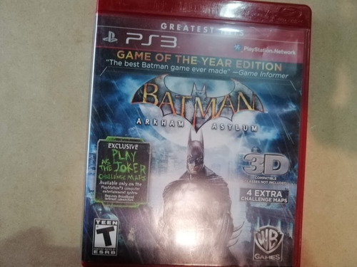 Ps3 Batman Arkham Asylum