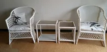 Comprar Sillas Y Mesas De Rattan - 2 Sillas Y 2 Mesas