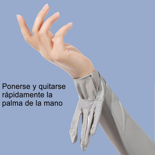 Upf50+ Guantes Largos,muñeca Brazo Ajustables,pantalla Tácti