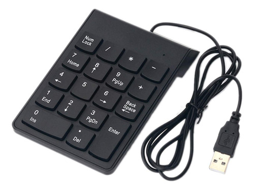 Hevirgo Mini Teclado Numerico Cable Usb 18 Numpad Para Hogar