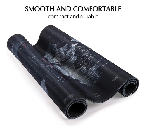 Yixinextended Gaming Mouse Pad, Base De Goma Sin Deslizamien