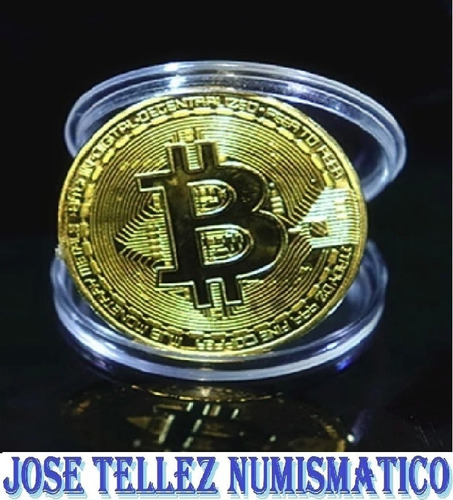 Bitcoin Moneda Física Original Nueva Con Capsula Palermo
