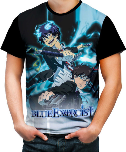 Camisa Camiseta Personalizada  Anime Blue Exorcist 02