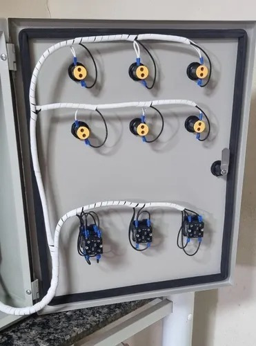 Quadro Painel Comando Elétrico 3 Exaustores