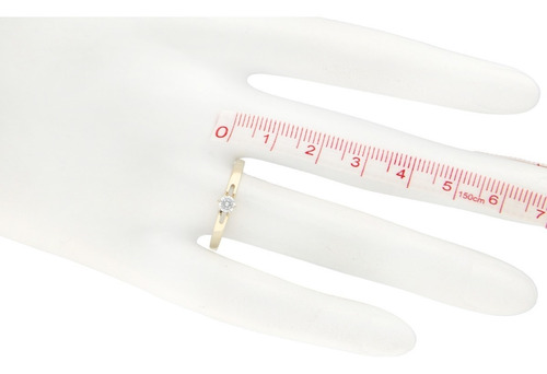 Imagen 4 de 5 de Anillo Solitario 14k, 1.0 Gramos.