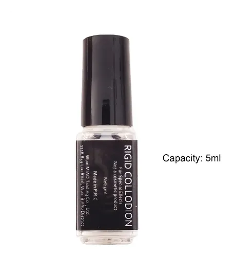 Líquido Para Cicatrices De Colodión Rígido – Maquillaje De Efectos Especiales De 15 Ml Para Halloween Y Cosplay