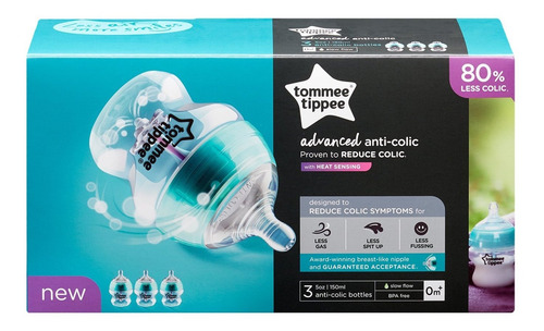 Biberón Anticólico Avanzado Tommee Tippee, 5 Onzas, Cuent