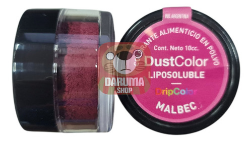 Colorante En Polvo Liposoluble Malbec 10 Cc Dust Color 