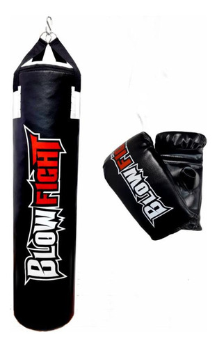 Saco De Boxe 1,20 Profissional + 1 Par De Luva Bate Saco