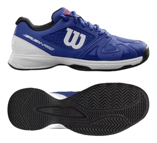 Calzado Para Tenis Wilson Rush Pro Jr 2.5 Talla 17 Mx Azul