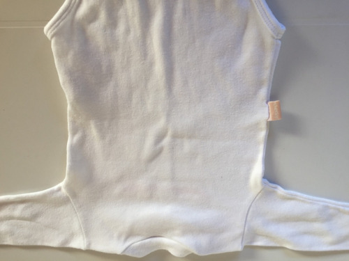 Body Cheeky Manga Larga Blanco De Algodon