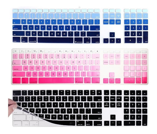 Protector Teclado Numerico Apple A1243 Silicona Ingles iMac