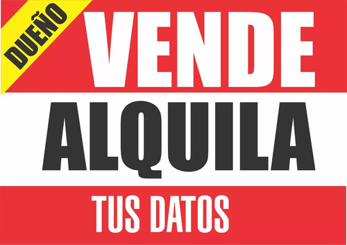 Carteles   Inmobiliarias - Vende Alquila 70x50 Pack X 20