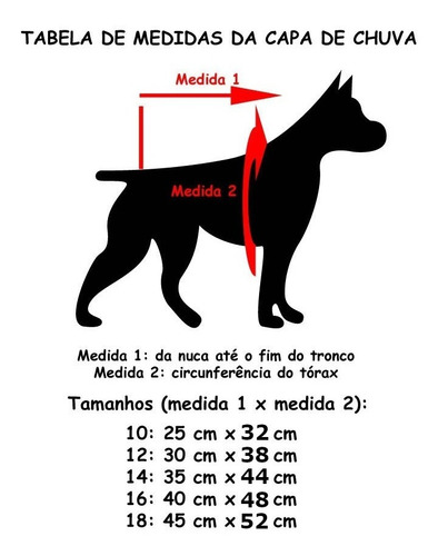 Capa De Chuva P/ Cachorros (roupa, Acessório, Blusa, Casaco)