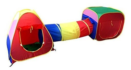 Cubby-tube-teepee 3pc Pop-up Play Tent Túnel Para Niños Kids