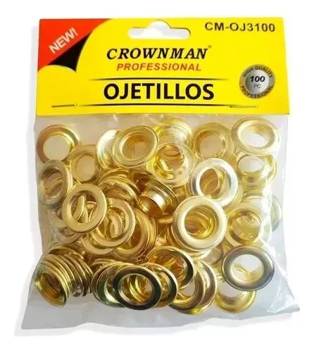 300pcs Ojetillos Metálicos 12mm Remache Ojal Lonas O Telas