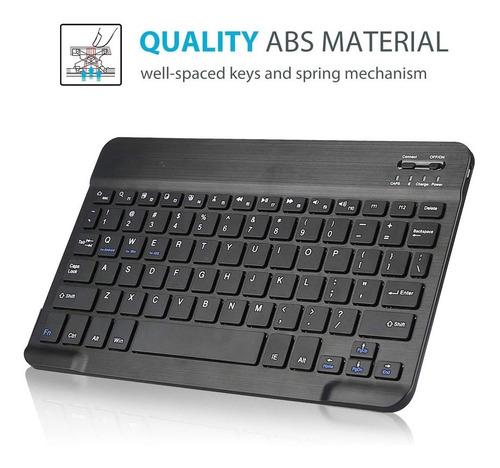 Imagen 5 de 7 de Funda Con Teclado Para Samsung Galaxy Tab A7 10.4 2020