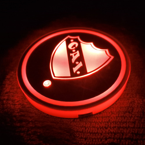 Posa Vasos Rgb Personalizado Logo Clubes De Futbol Argentino Independiente Bordó