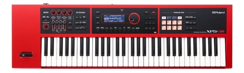 Teclado Sintetizador Roland Xps30 Rd Vermelho Red Xps-30 Cor Preto 110v/220v