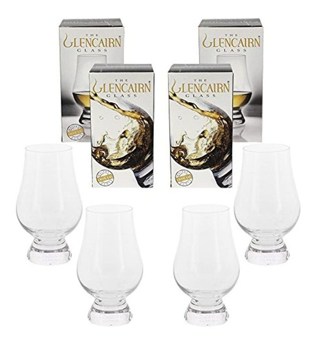 Glencairn - Juego De 4 Vasos De Whisky De Cristal