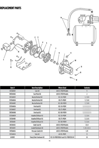 305584014 Kit De Interruptor De Presion Para Todos Los Model