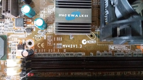 Kit Pc Placa Mv42 V1.3 Pentriun 4 1.6ghz E 384mb Ram