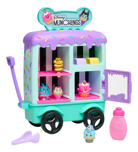 Carrito De Helados Toy Just Play Disney Munchlings Con 13 Pi