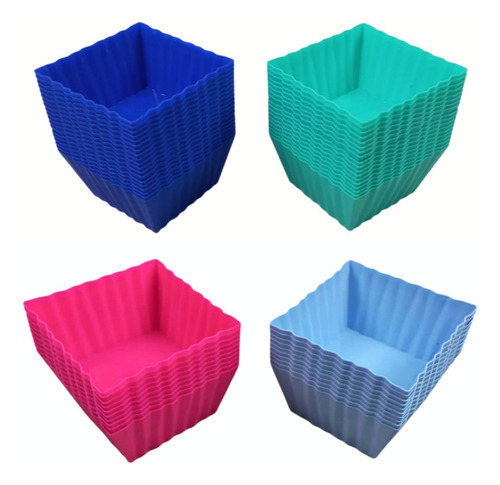 Base Para Fiesta / Centro De Mesa Cuadrada Plástico (9 Pzas)