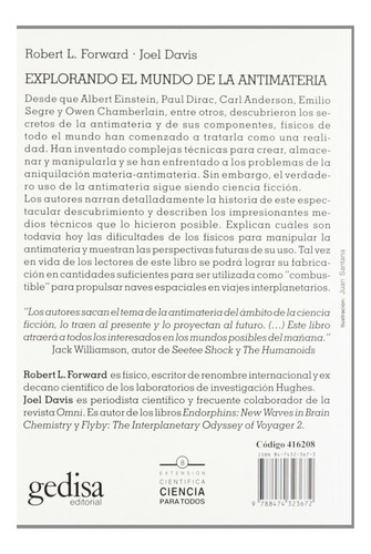 Explorando La Antimateria - R.l. Forward Y J. Davis