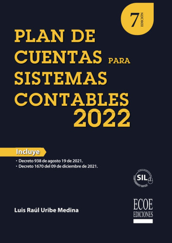 Libro: Plan De Cuentas Para Sistemas Contables 2022 (spanish